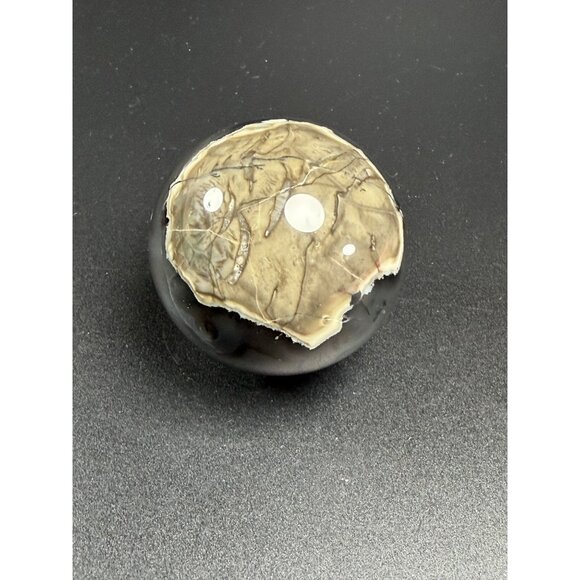 Natural Volcano Agate Sphere UVs Healing Crystal Stone w/Stand 246g 57.2mm - Picture 7 of 12